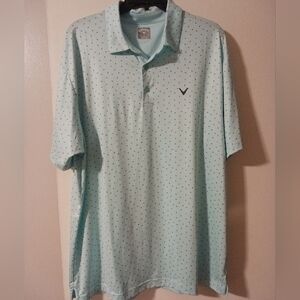 Callaway Light Blue Polo with Callaway Design
